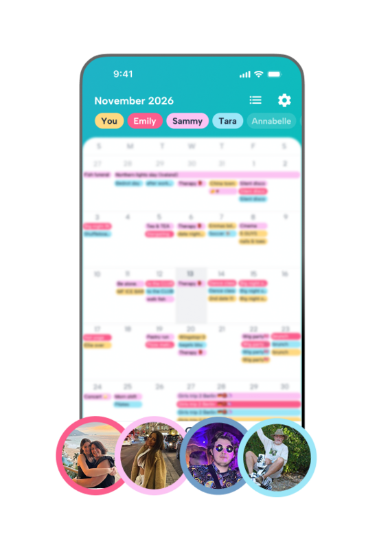 This Howbout monthly view allows co-parents, grandparents, and caregivers to see the entire family's rhythm. From tracking therapy sessions and dance classes to visualizing holiday rotations, Howbout provides a shared source of truth that reduces scheduling stress and keeps the focus on the kids.